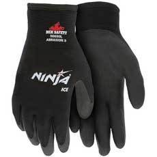 MCR Safety Ninja Ice Gloves Large - Black N9690LMG