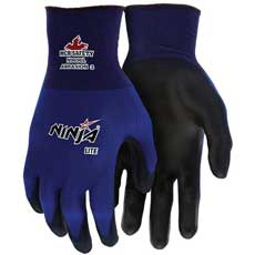 MCR Safety Ninja Lite Gloves Large - Blue/Black N9696LMG