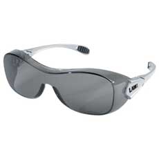 MCR Safety Law OTG Eyewear Silver Temple Lens - Gray OG112AFC