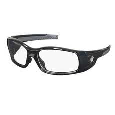 MCR Safety Swagger Eyewear Black Frame, Clear Lens SR110C