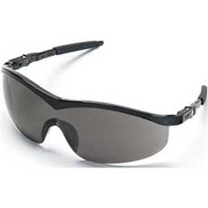 MCR Safety ST1 Series Eyewear Black Frame, Gray Lens ST112C