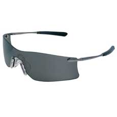 MCR Safety Rubicon Eyewear, Platinum Temple, Gray Anti-Fog Lens T4112AFC