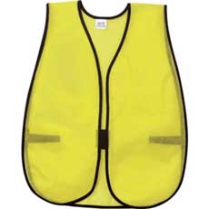 MCR Safety General-Purpose Mesh Vest w/o Stripes Universal - Lime V200RC