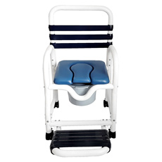 Mor DNE-310-3TWL-HA-FF Infection Control Hygienic Access Shower Commode Chair 18 in. DNE-310-3TWL-HA-FF