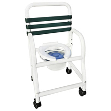 Mor-Medical DNE-310HS-3TWL-FG Patented Infection Control Shower Commode Chair DNE-310HS-3TWL-FG