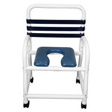 Mor-Medical DNE-385-3TWL-NC Patented Infection Control Shower Commode Chair DNE-385-3TWL-NC