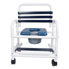Mor-Medical DNE-435-4TWL-SF Patented Infection Control Shower Commode Chair 26 in. W DNE-435-4TWL-SF