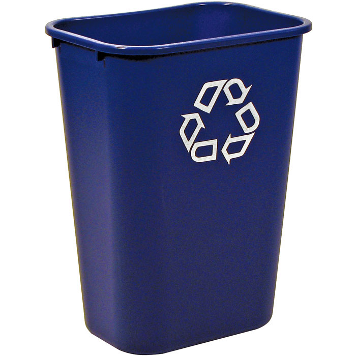 Rubbermaid [295773] Deskside Recycling Container 41 1/4 qt
