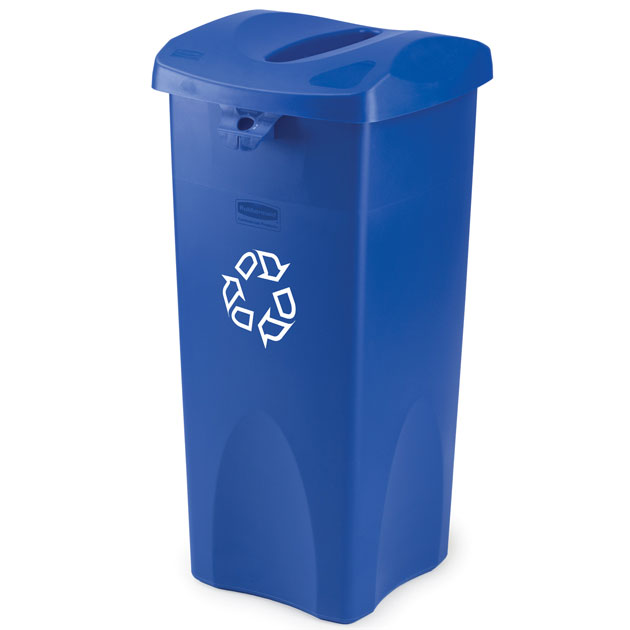 Rubbermaid [2690] Untouchable® Paper Recycling Container Top Square