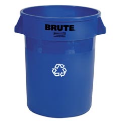 Rubbermaid [2632-73] BRUTE® Recycling Container - 32 Gallon