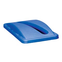 Rubbermaid [2703-88] Slim Jim® Paper Recycling Top - Blue