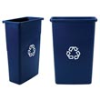 Rubbermaid [3540-75] Slim Jim® Recycling Container - 23 Gallon RCP3540-75BLU