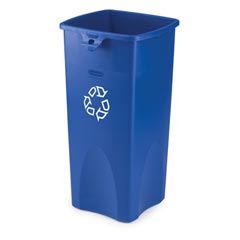 Rubbermaid Commercial Station Paper Recycling Container - 23-Gallon RCP356906BLU