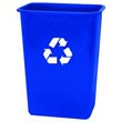 United Solutions [WB006912] Eco Sense™ Deskside Recycling Container - 41 qt. 602244