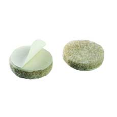 Adhesive Backed 2-1/4 in. Heavy Duty Felt Pads Circle Shaped (100) - Beige ET-339-B