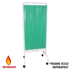 R&amp;B Wire [PSS-VP] Replacement Vinyl Panel Patient Privacy Screens - 3 Pack - Green