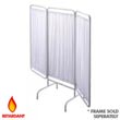 R&B Wire [PSS-VP] Replacement Vinyl Panel Patient Privacy Screens - 3 Pack - White RB-PSS-VP-WHI