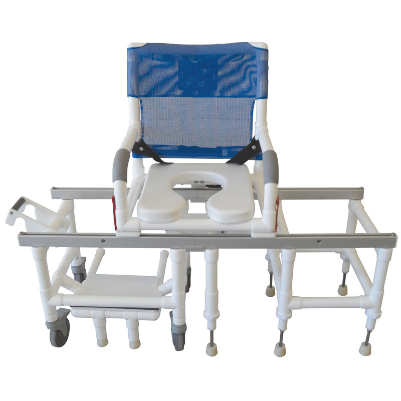 PVC Frame All Purpose Dual Shower Transferchair UnoClean