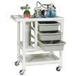MJM 1000 Series Emergency Crash Carts & Code Carts, PVC & Plastic Frame Crash Trolleys