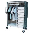 MJM 300 Series Distribution Carts, PVC & Plastic Frame Resident Item Carts - Hospital & Medical Logistics Products