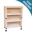MJM Echo Series Linen Carts, PVC & Plastic Frame Linen Carts - Hospital & Medical Logistics Products
