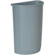 Rubbermaid Half-Round Waste Receptacles & Trash Cans - Janitorial & Commercial Waste Receptacles