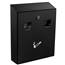 All-In-One Cigarette Disposal Station - Wall Mount ALP-490-01-BLK