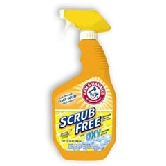 Arm &amp; Hammer® [35026] Scrub Free® Mildew Stain Remover w/ Bleach - (12) 32 oz. Trigger Spray Bottles
