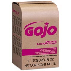 GOJO® Deluxe Lotion Soap w/ Moisturizers - (8) 1000 mL NXT® Cartridges