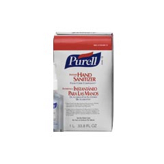 GOJO® PURELL® Instant Hand Sanitizer Food Code Compliant - (4) 1000 mL NXT® Cartridges