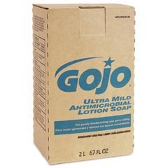 GOJO® NXT™ Ultra Mild Antimicrobial Lotion Soap w/ Chloroxylenol - (4) 2000-mL NXT Cartridges