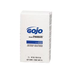 GOJO® PRO™ 2000 SHOWER UP® Soap &amp; Shampoo - (4) PRO™ 2000-mL Cartridges