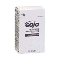 GOJO® PRO™ 2000 E-2 Sanitizing Lotion Soap - (4) PRO™ 2000-mL Cartridges