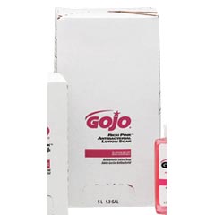 GOJO® PRO™ 5000 RICH PINK™ Antibacterial Lotion Soap - (2) PRO™ 5000-mL Cartridges