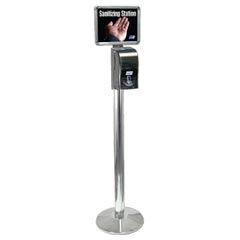 deb SBS Hand Sanitizing Station w/ White [92127] ProLine® Hands Free Soap Dispenser