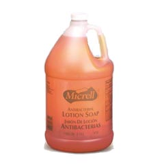 GOJO® MICRELL® Antibacterial Lotion Soap - (4) 1 Gallon Pour Bottles