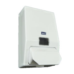 deb SBS ProLine® Soap Dispenser - White w/ Logo - 1 Liter