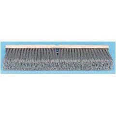 Proline Gray Flagged Polypropylene Floor Brush Push Broom - 18" Size BRU20418