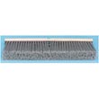 Proline Gray Flagged Polypropylene Floor Brush Push Broom - 24" Size