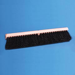 Proline Medium Black Polypropylene Floor Brush - 18" Size BRU20518