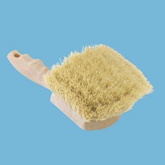Proline White Tampico Plastic Block Utility Brush - 8 1/2" BRU4208