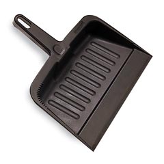 Rubbermaid [2005] Heavy-Duty Dust Pan - Charcoal - 8 1/4" Wide