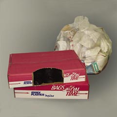 Flexsol High-Density Can Liners - Coreless Rolls - 30 x 37 Heavy - 20/30 Gallon - Clear ESSBR3037H