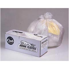 Jaguar Plastics "Cub" Roll Commercial Can Liners - 33 x 39 - .9 Mil Gauge JAGRW3339X