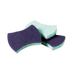 3M™ [3000] Scotch-Brite™ Power Sponge - Blue/Light Blue - (20) 2.8" x 4.5" Pads