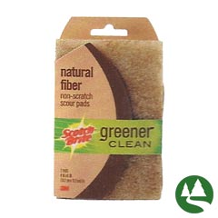3M™ [97223] Scotch-Brite™ Greener Clean Natural Fiber Non-Scratch Scouring Pad - (24) Pads