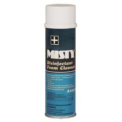 Amrep Misty® [A00250] Disinfectant Foam Cleaner - (12) 19 oz. Aerosol Cans