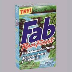 Colgate Palmolive Fab® Rain Forest Laundry Detergent - 1.9-oz. Sachet Pack CPC04994