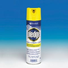 Johnson Diversey Pledge® Furniture Polish - Lemon Scent - (12) 12.5 oz. Aerosol Cans