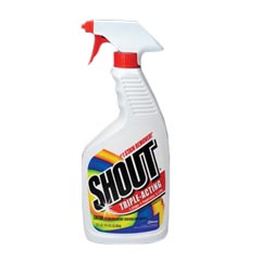 Johnson Diversey Shout® Laundry Stain Remover - (12) 22 oz. Trigger Spray Bottles